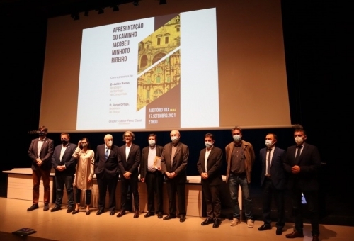 Presentación do Camiño Minhoto Ribeiro na cidade de Braga